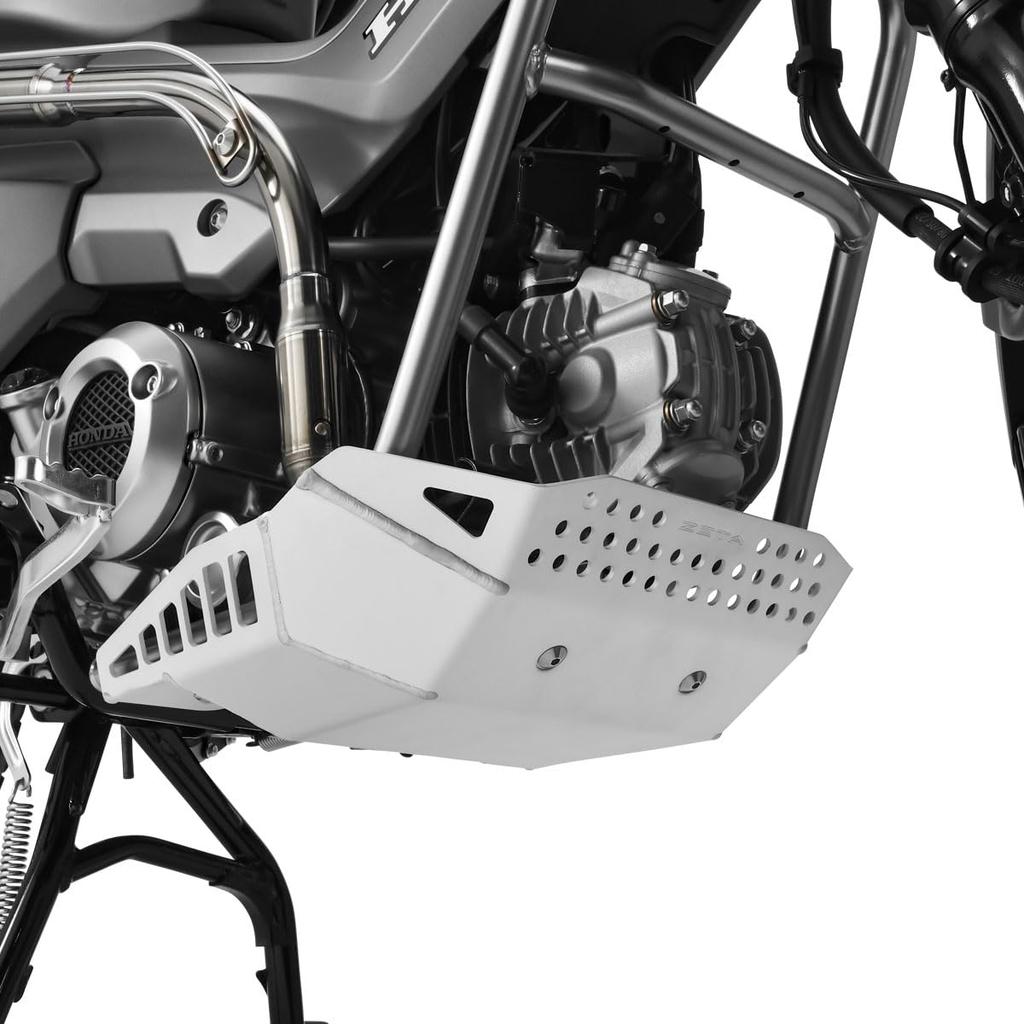 ZETA RACING CT125 Engine Protection Thick Aluminum Compatible with Stock Mini Forest Stone Guard Hunter Cub G4773 (JA55/JA65) '20-25 Underguard, 3.2mm