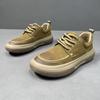 Men's shoes 2026 autumn new British retro thick baseplate shoes men's low-top light casual men