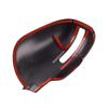 For Mitsubishi Outlander 2013- Car Rearview Side Mirror Cover Wing Cap Exterior Door Sticker Case Trim Carbon Fiber Look