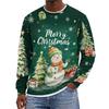 Men's Christmas Neck Pullover Sweatshirt