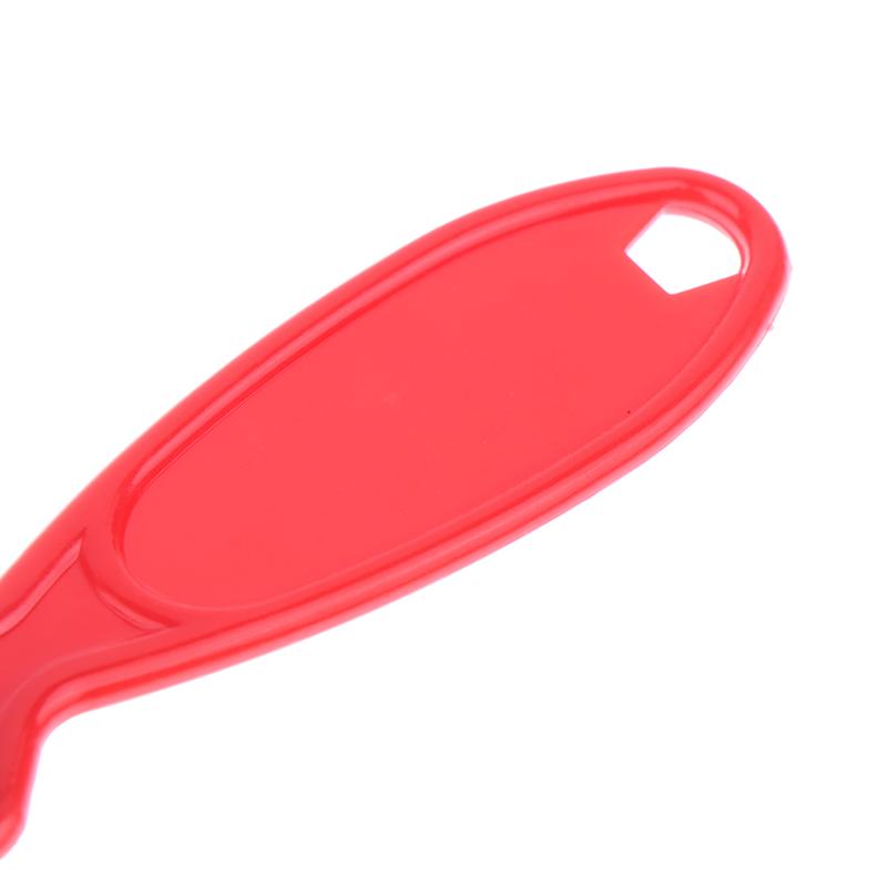 Kunststoffgriff Friseur Weiche Haarreinigungsbürste Barber Neck Duster Gebrochenes Haar entfernen Kamm Haarstyling-Tools Kamm