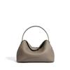 New Dumpling Bag Fashionable Women's Messenger Bag Female Office Workers Commuting Light Luxury High-end Leather Shoulder Handbag