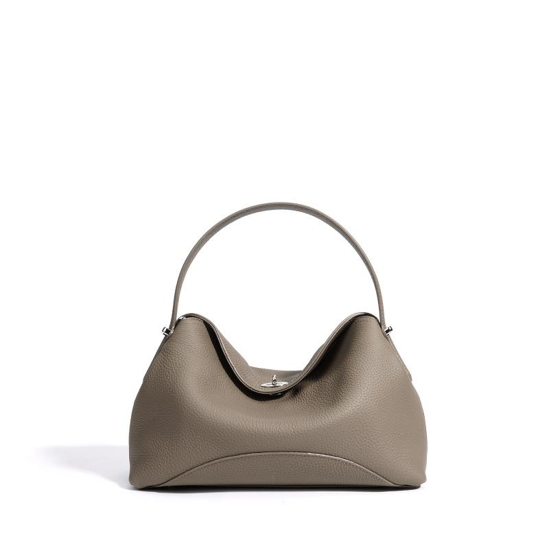 New Dumpling Bag Fashionable Women's Messenger Bag Female Office Workers Commuting Light Luxury High-end Leather Shoulder Handbag