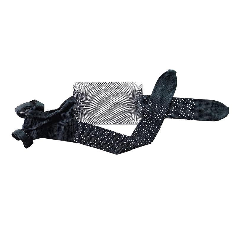 Women's Sexy Starry Sky Hot Diamond Fishnet Stockings Black Stockings with Diamonds Fishnet Stockings Thin Mesh Pantyhose