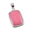 Naturalny różowy opal kamień szlachetny ręcznie robiony wisiorek ze srebra próby 925 1,75" w1l91