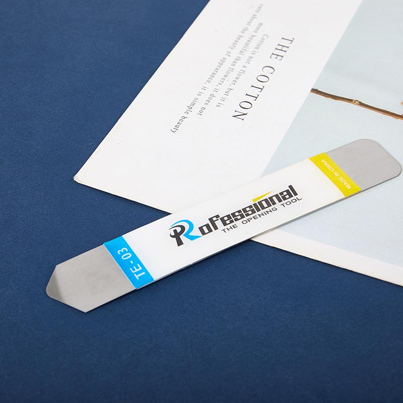 

2 шт. Инструменты для вскрытия Лезвие из нержавеющей стали Мягкий тонкий шпатель для вскрытия для телефонов ПК