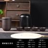 Purple sand travel kung fu tea set, one pot, four cups, portable bag, express cup, small gifts for outdoor business activities