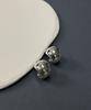 Baradu 925 Half Moon Bold Stud Earrings