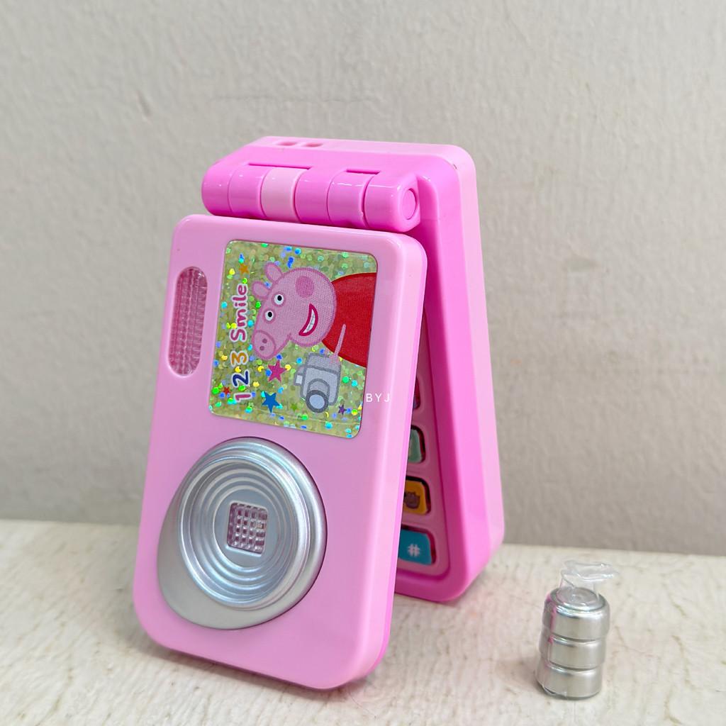 Telefono Giocattolo Educativo a Forma di Maialino con Suoni Musicali Realistici e Design Colorato per Bambini