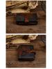 Men's Retro Leather Short Wallet - Top Layer Cowhide