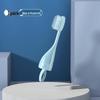 Portable All-in-One Travel Toothbrush & Toothpaste Set with Soft Bristles and Folding Design for Orthodontic Appliances