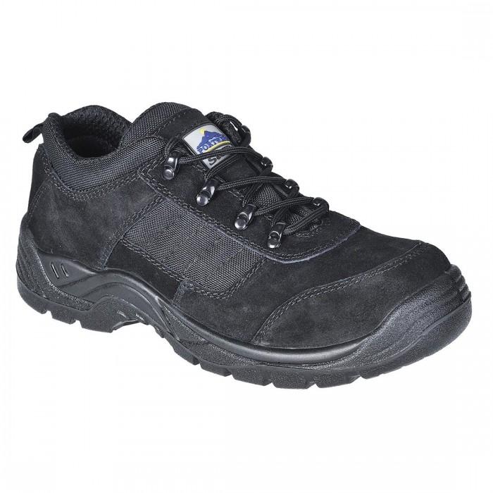 

Portwest Mens Suede Safety Shoes 7 UK чорний