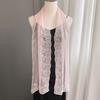 Elegant Embroidery Wide Version Lace Streamer Temperament Pearl Scarf Spring and Autumn Thin Shoulder Decorative Silk Women