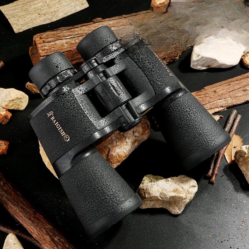 Bergos – jumelles 20x50, haute définition, faible luminosité, Vision nocturne, oculaire surdimensionné, lunettes Paul pour l'extérieur