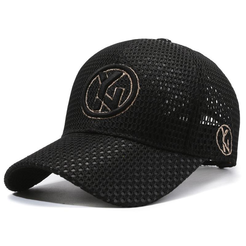 

New Embroidery Ball Baseball Cap Sports Sunscreen Men s and Women s Sun Hats Breathable Versatile Casual Duck Tongue Adjustable чорний