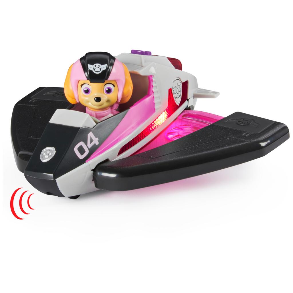 Paw Patrol Jet to the Rescue Sky Deluxe Transforming Vehicle with Lights and Amazon Exclusive Sounds,
