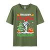 Cute This Is My Christmas Dane Dog Xmas Tshirt Funny T Shirts Hip Hop Printed Cotton Male T Shirt Printed On
