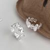 Artistic Open Geometric Adjustable Ring For Women Chic Copper Finger Jewelry