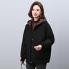 Women's Winter 2024 Hooded Cotton Coat - Loose, Plus Size, Casual Warm Jacket for Middle-aged & Elderly Moms