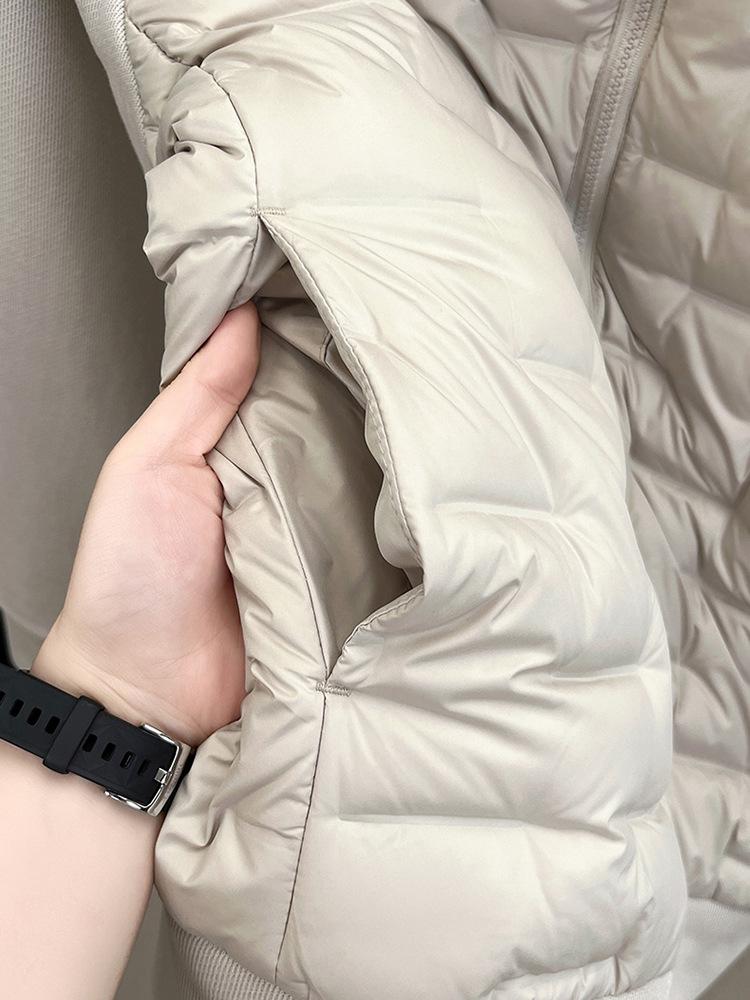 Herren Trendy Leichte Kapuzen-Daunenjacke - Wintermode 2025, Vielseitig & Warm