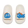Boys Girls Slippers Summer Comfortable Cartoon Dinosaur Open Toe Non- Shoes Kids Casual Leisure Flip Flops,Blue,4.5-5 Years