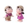 Miniature Craft Decoration Couple Figurines PVC Fairy Garden Decor  Home Wedding