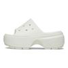 Crocs Tlusté pantofle do sněhových jeskyní, Protiskluzové slide sandály 'Bílé' Dámské