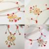 Vintage Chinese Necklace with Antique Bell Pendant Exquisite Traditional Necklace Inspired by Hanfu Fashion for Women