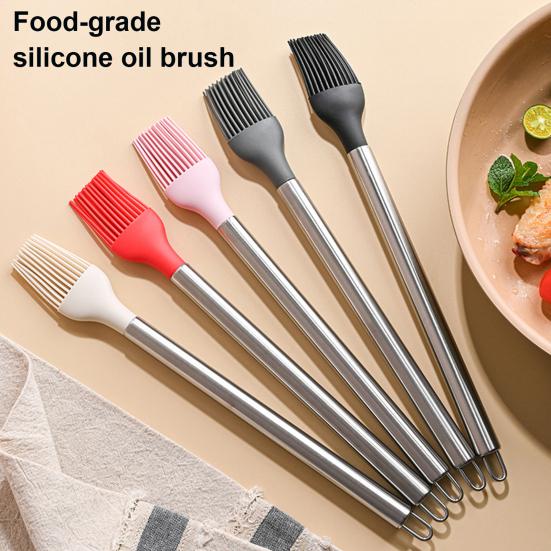 Silicone Basting Brush for Cooking Heat Resistant Pastry Brushes Spread Oil Sauce Butter BBQ Baking Grilling Tool Kitchen Gadgets