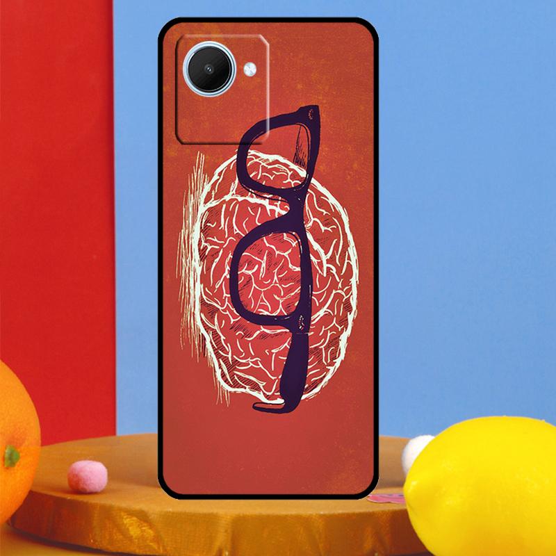 Brain Art For Realme C55 C53 C67 C51 C35 C33 C31 C30 C25s C21Y GT Neo 6 5 9 10 11 12 Pro Plus Case