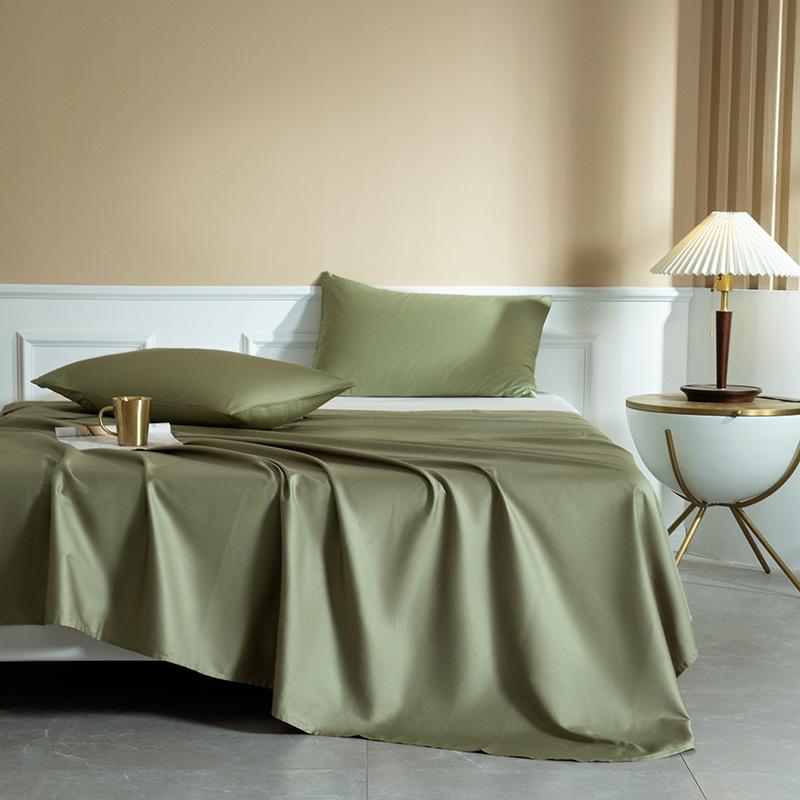 13 Colours Cotton Bed Linen Class A Mother and Baby Grade Light Luxury Minimalist Single Sheet Without Pillowcase