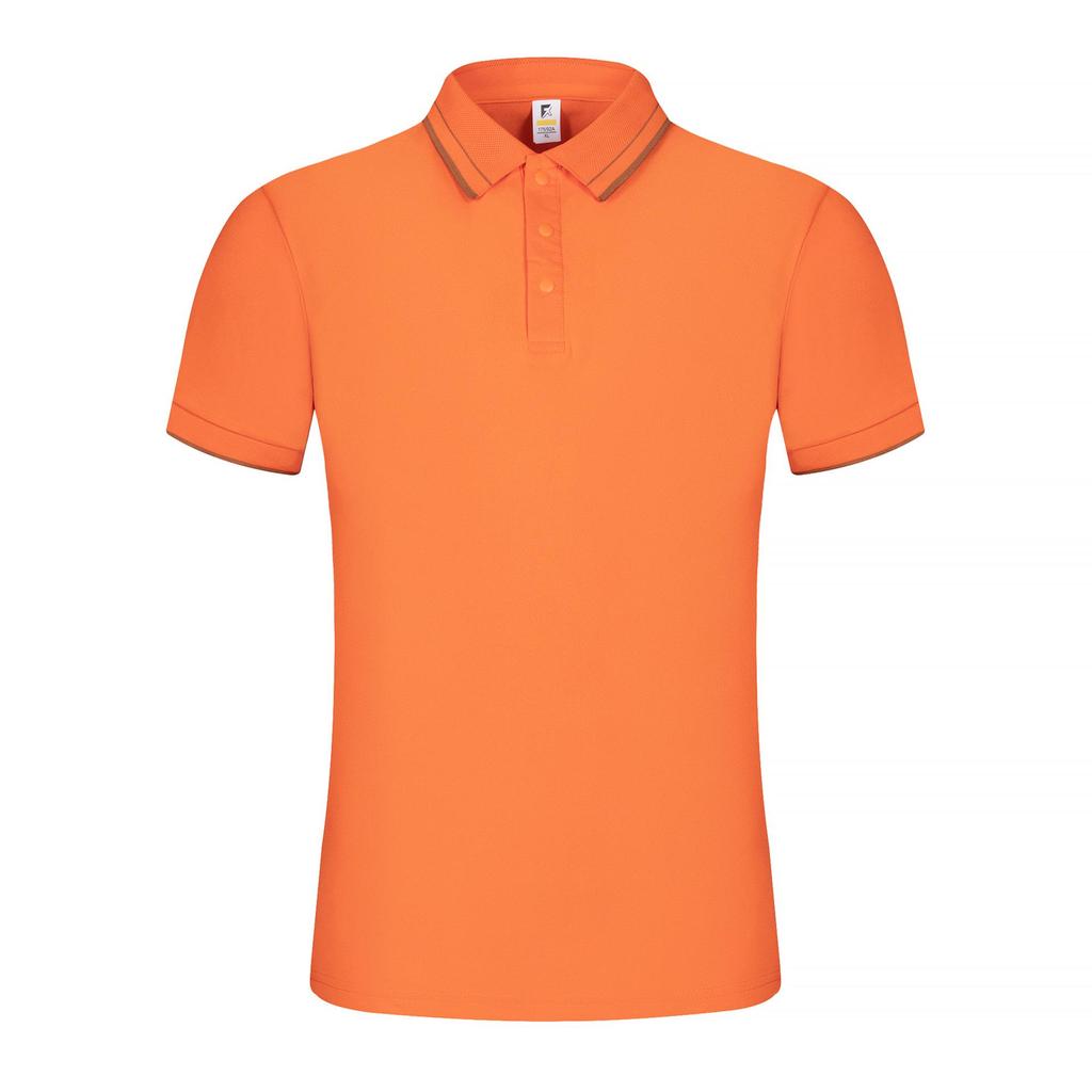 Summer Breathable Lapel Polo Shirt for Coffee Shop & Milk Tea Shop Waitstaff - Printable Workwear