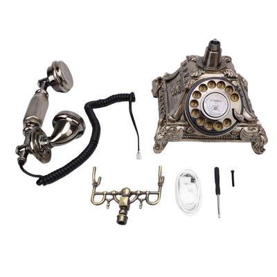 Telefone Livro de Visitas de Áudio Capacidade 32G Telefone Retrô Vintage Mensagem de Voz Personalizada para Festa de Casamento