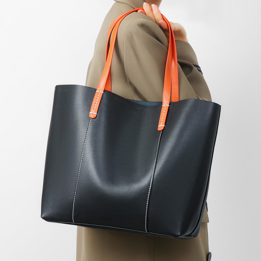 Bags Women's Bags New Large-capacity Messenger Bags Versatile Leather Shoulder High-end Commuter Tote Bags