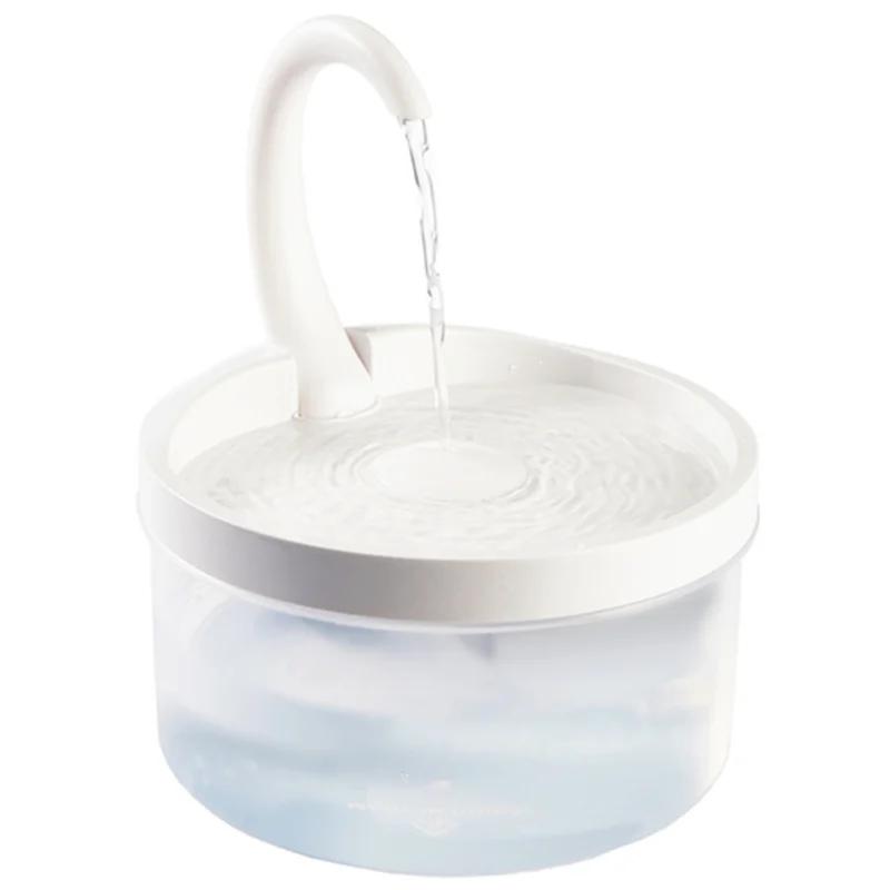 2L Cat Water Fountain LED Blue Light USB Powered Automatic Water Dispenser Cat Feeder Drink Filter For Cats Drinking Fountain