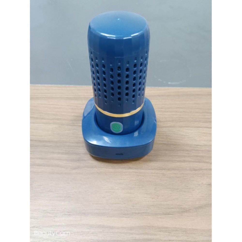 Portable Food Cleaner Wireless Food Purifier Vegetable Cleaning Machine Outdoor Picnic синий