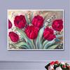 Diamond Painting Diamond Embroidery Rhinestone Mosaic Picture Flower Tulip Diamond Home Decor