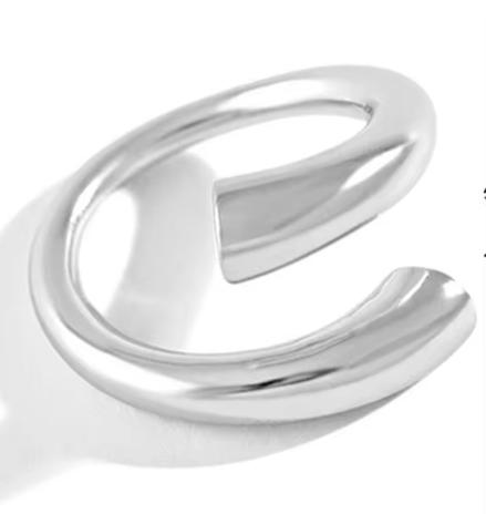 Kupferringe Für Frauen Paar Minimalistisch Handgemacht Einfach Glatt Funkelnd Ring-Set Partygeschenk Allergievorbeugend resizable brown