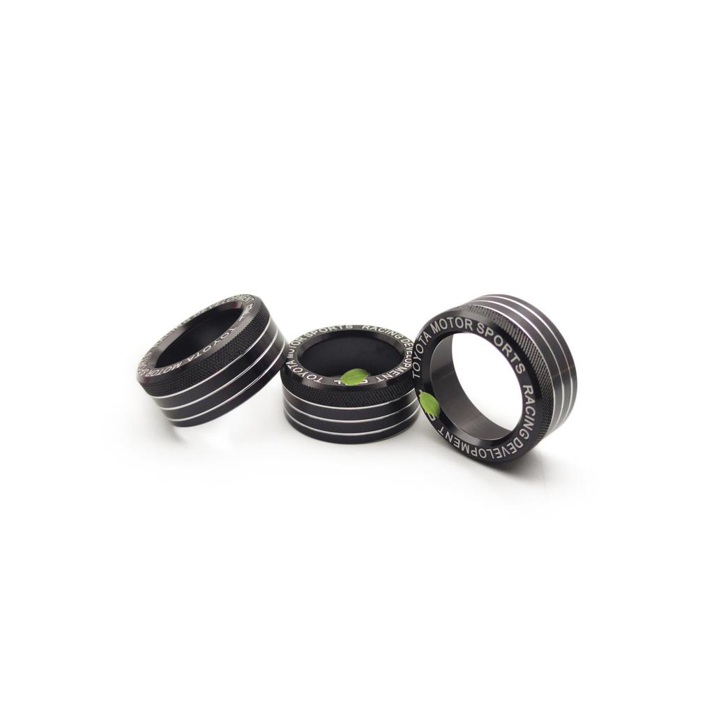 Decorative AC Knob Ring for GT86/Subaru BRZ - Fits 20 Models with Logo On Center Console.