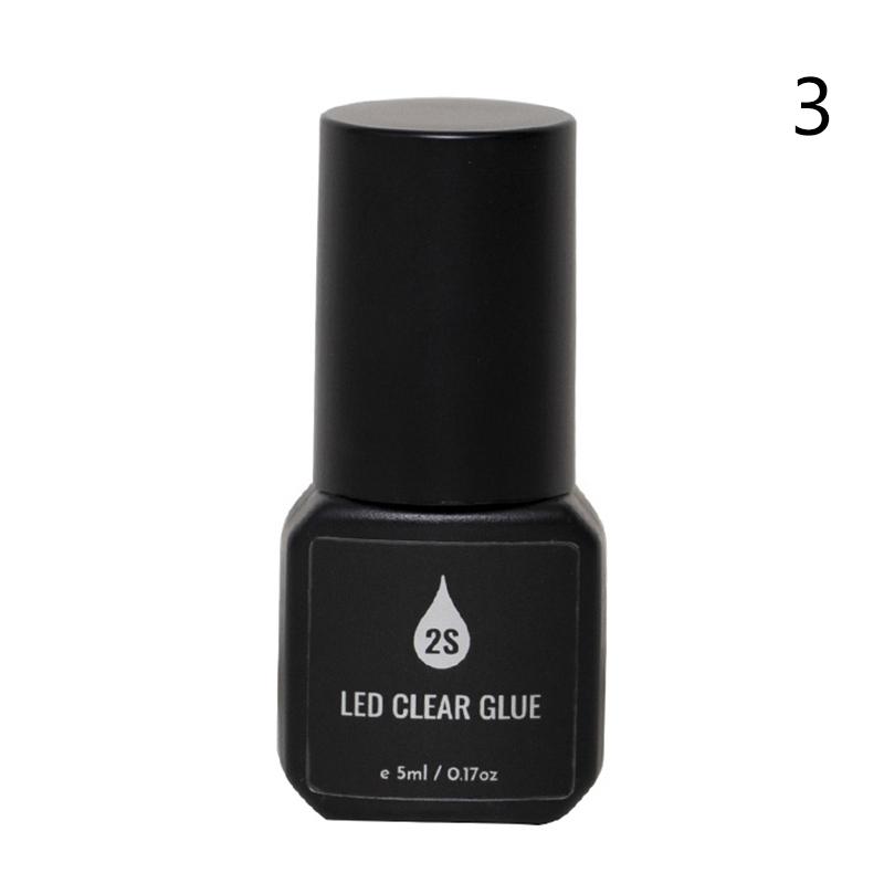 5Ml Uv Glue Adhesive For Eyelash Extensions Fast Drying Strong False Eye Lash Extension Glue Long Lasting Uv Eyelash Glue