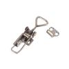 1Pc 304 Stainless Steel Boat Deck Clamp Hasp Lock Heavy Duty Fastener For Marine Locker Strong Anti Rust Construction