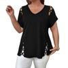 Women's Fashionable Short Sleeve Elegant Commuting And Casual Top