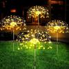 Solar LED Lights Solar Firework Fairy Light Outdoor Garden Decor Pathway Lights Waterproof Yard Lawn Patio Landscape Decor Light