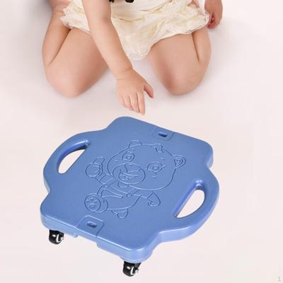 Scooter Board Floor for Kids Child Physical Education Portable with Rollers