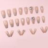 Trendy Milky White Ice Cream-Inspired French Fake Nails - Cool Whitening High-End Wearable Design