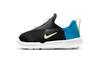 Lil' Swoosh Leather, Textile Low Top Sports Casual Shoes Black Blue Green Infant And Toddler AQ3113-006