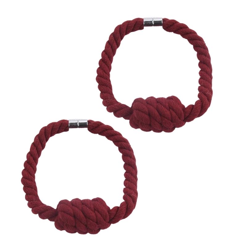 2pcs Decorative Curtain Clasps Holdbacks Strong Magnetic Dustproof Drapery Ties Modern Nordic Designing