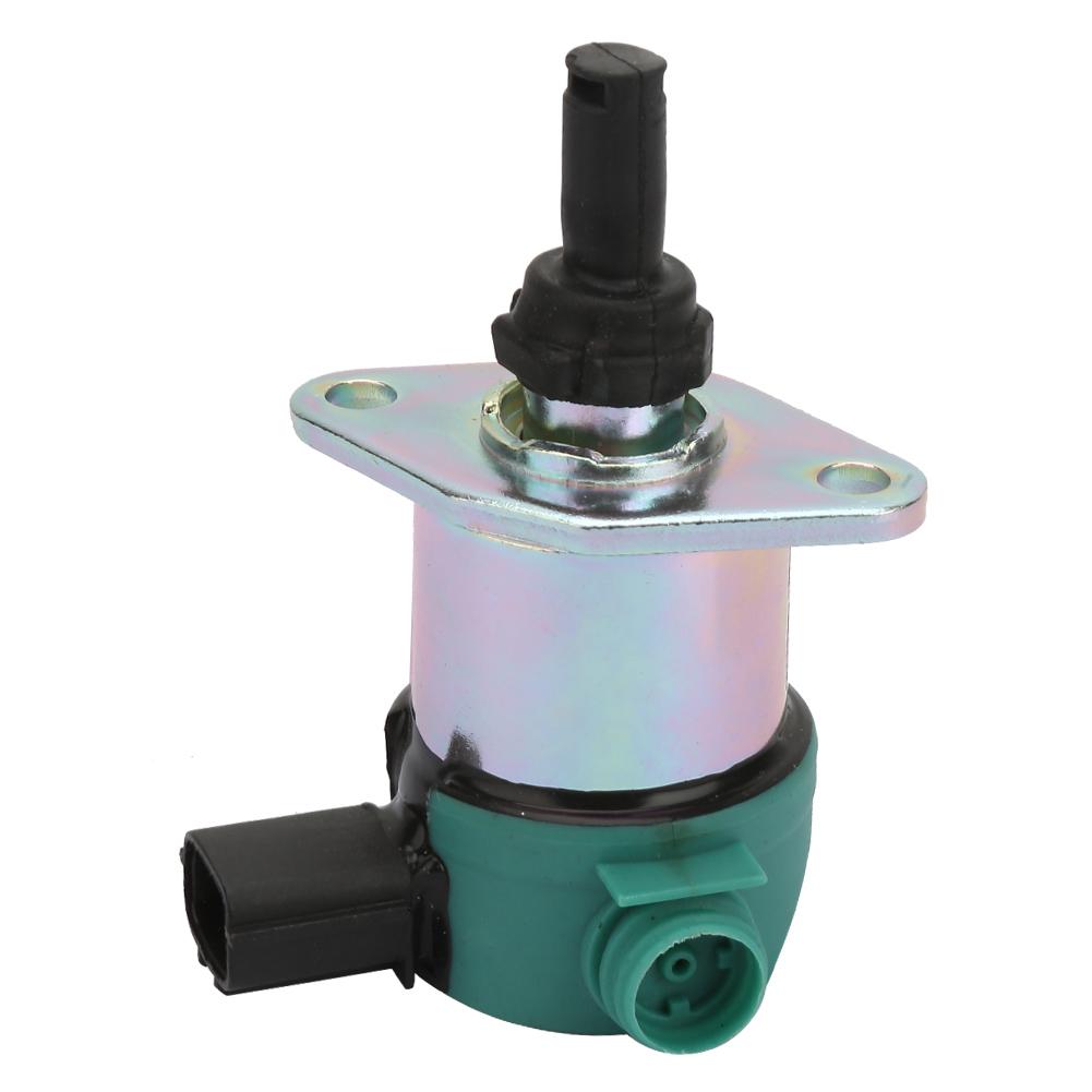 12V Engine Shut Off Solenoid Replacement Kit Fit for Kubota Excavator 1720860016