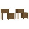 VidaXL Bedside Tables 2 Pcs Honey Brown 79.5x38x65.5 Cm Solid Pine 814546