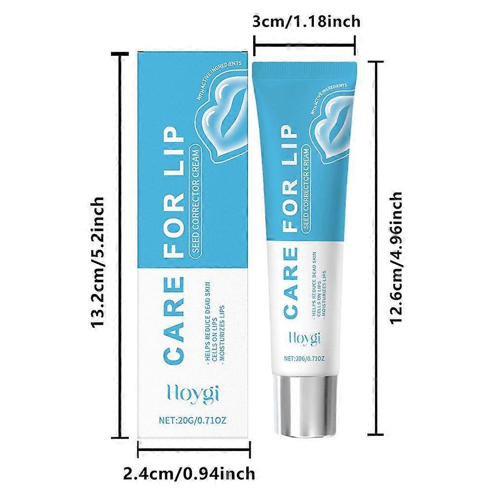 1-3x Lip Acne Cream, Fordyce Spot Corrector Cream, Lip Care Balm Reduces Dark Lips, Moisturizes & Exfoliates Dead Skin Cells